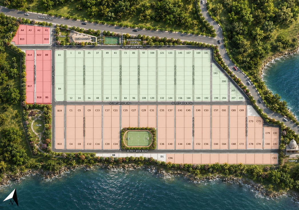 Farmhouse Master Plan View